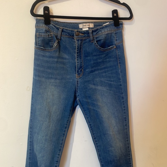 C'EST TOI Medium Blue Jeans Skinny Size 11 - Picture 8 of 8
